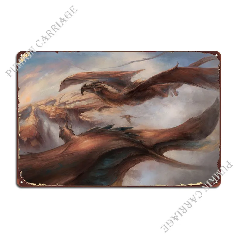 

Dragon Metal Sign Cinema Club Party Club Bar Tin Sign Poster