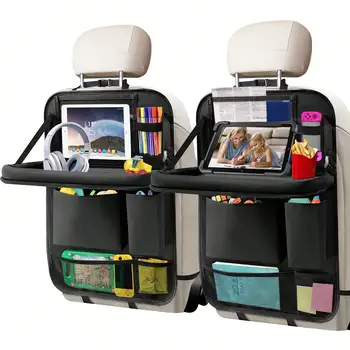 Car Seat Back Organizer with Tray 1