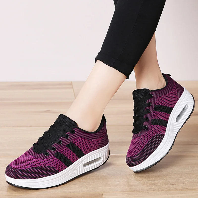 Mesh dance Shoes Woman jazz Modern Soft Outsole Dance Sneakers Breathable Lightweight Dancing Fitness Shoes