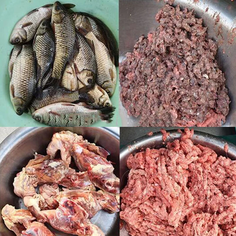 Electric Meat Grinders Minced Bone Fracture Slice Machine Fish Pork Chopper Food Processor 3000w Ground Meat Machine 6