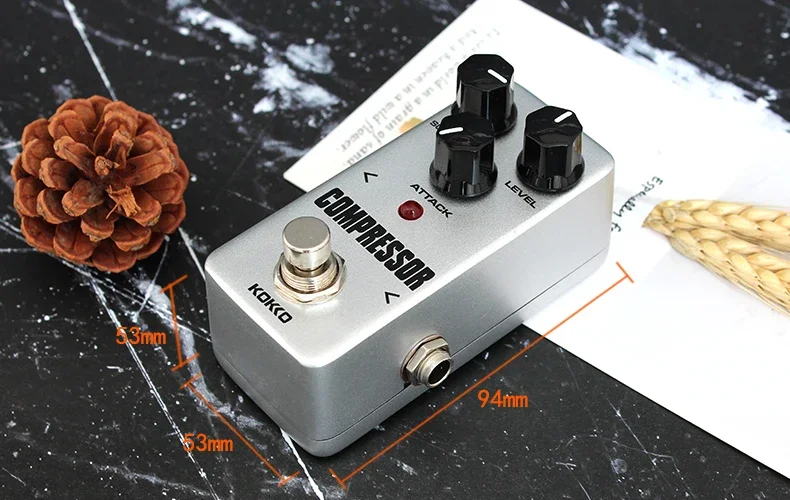Description Picture 5 of itemKOKKO Compressor Electric Guitarra Effect Pedal Compression Analog Effect True Bypass Pedal FCP-2 Electric Guitar Accessories