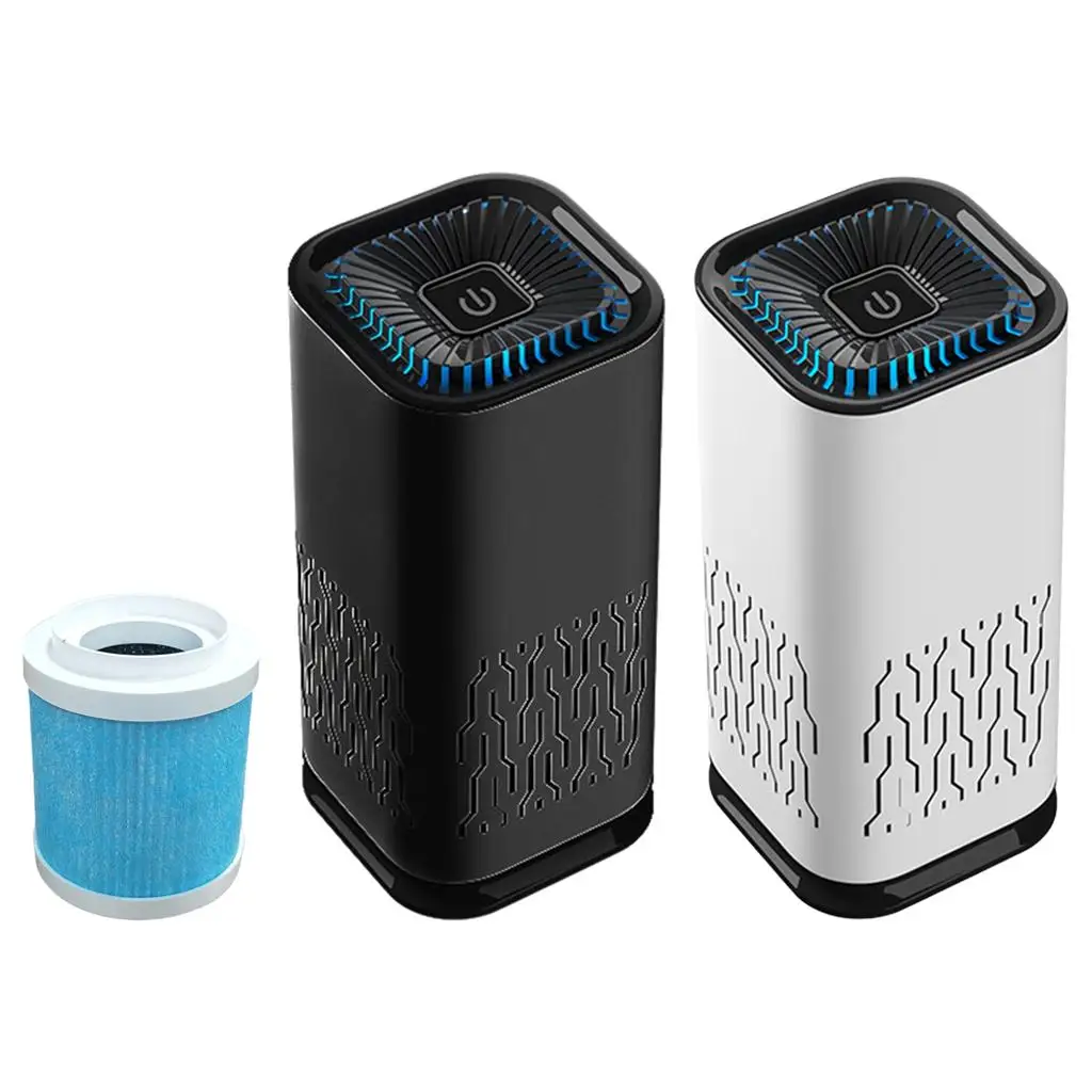 Portable Car Air Purifier Deodorization Air Ionizer Rechargeable Purify Air