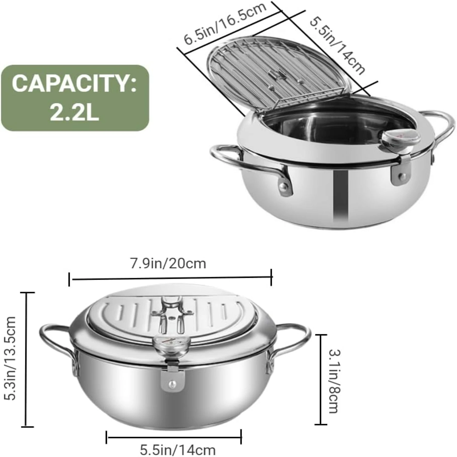 oked, crispy fried foods every time. Ideal for home cooks and professional chefs alike, this durable and sleek deep fryer is a m