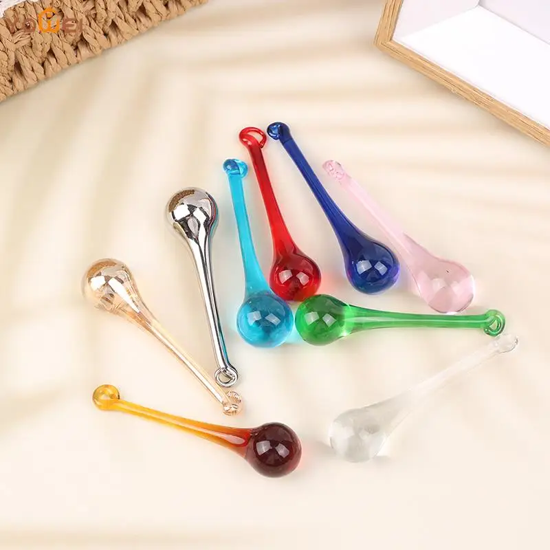 빗방울 크리스탈 샹들리에 부품 램프 걸이식 구슬 커튼 액세서리, 유리 프리즘 드롭, 고드름 DIY 펜던트, 물방울 선캐처 