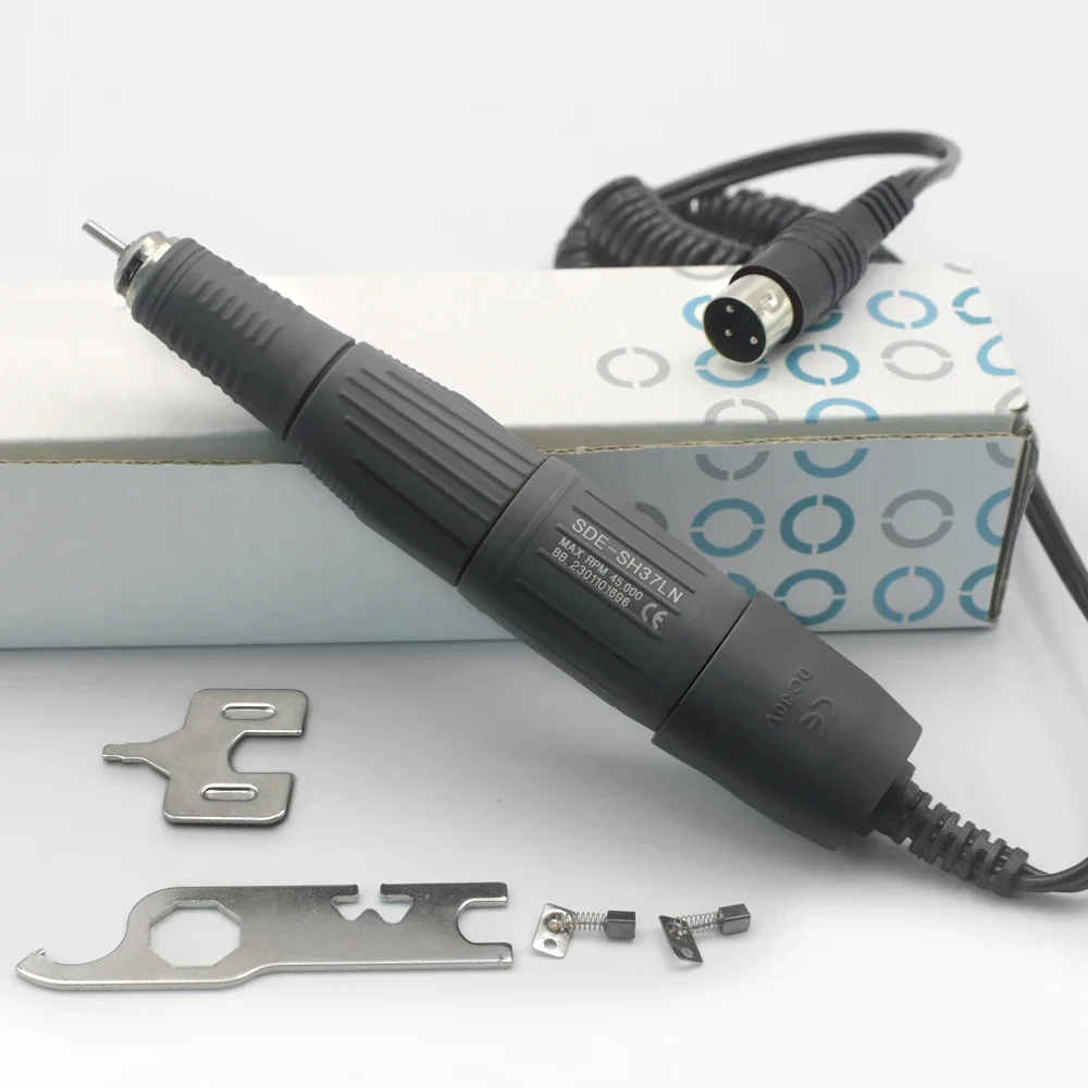 45000 & 35000 RPM Electric Professional Nail Sander Drill Pen Marathon Micromotor Polishing Machine Handpiece 2.35mm 2