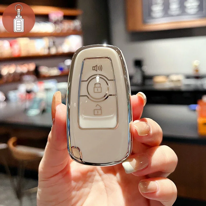 Tpu Car Key Cover Smart Remote Control Case Protector Accessori Auto Per Gwm Great Wall Haval H6 Id46 433Mhz Keyless Entry Fob