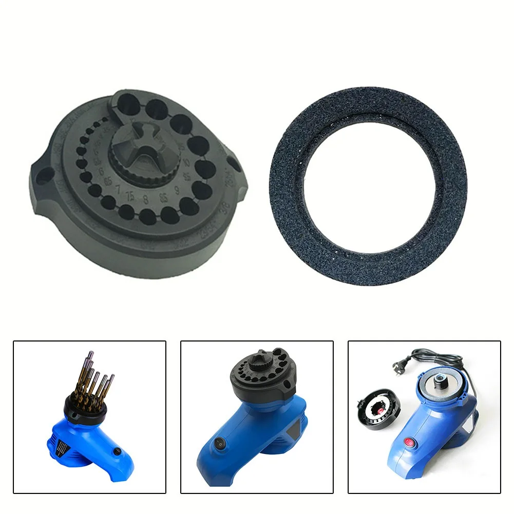

Electric Drill Grind Rotary Tool Brown Corundum Grinding Wheel Grinding Drills Machine Bit Hole Positioning Plate