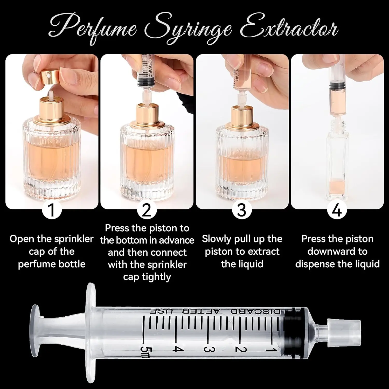Perfume Refill Kits 10 plastic perfume dispenser transfer tools liquids Perfume Sample Essential Oil Travel Supplement Kit