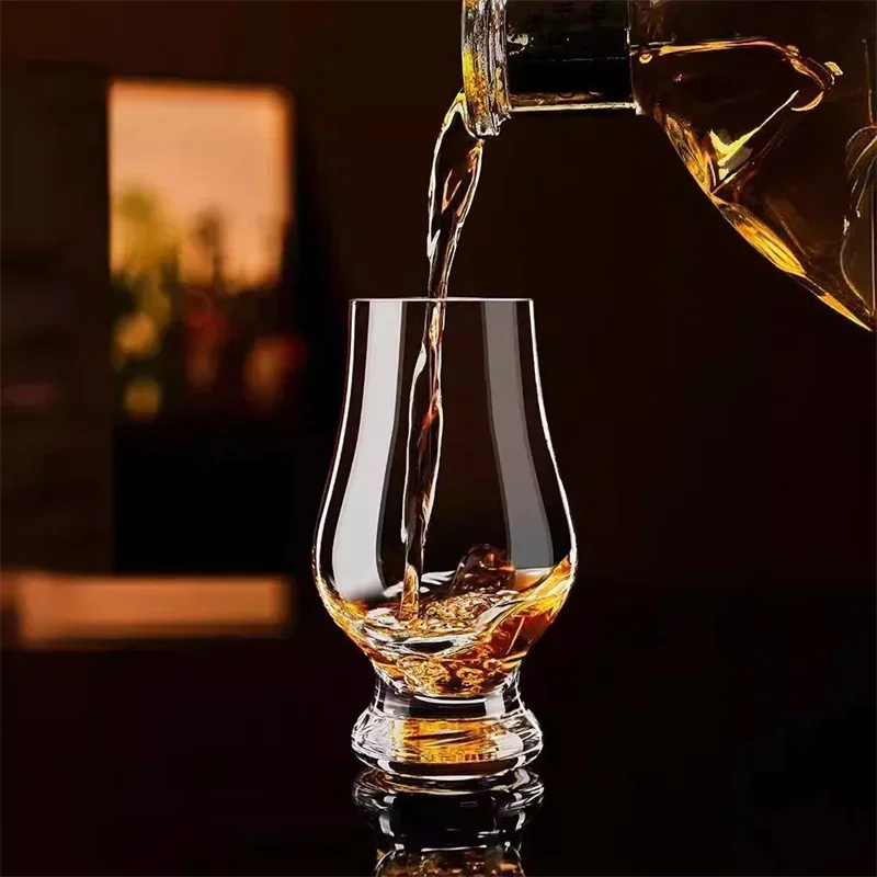 Whiskey Glass 2/4/8Pcs 190ml Clear Crystal Cup Set for Spirits Wine Scotch Drinking Tasting