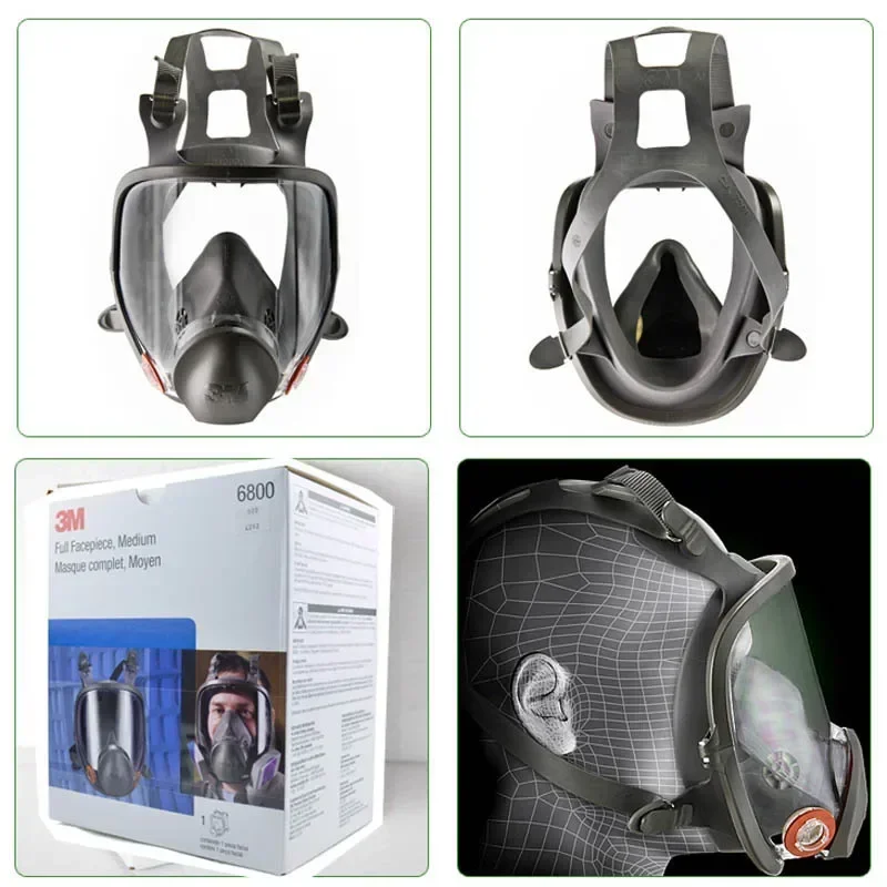 Gas Mask 3M 6800 Painting Spraying Respirator Full Face Filter Dust