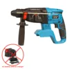 WOYOFADA Cordless Rotary Hammer Drill 18V SDS Plus Electric Hammer Drill 4 Modes Selector fit Makita 18v Battery(No Battery) 1