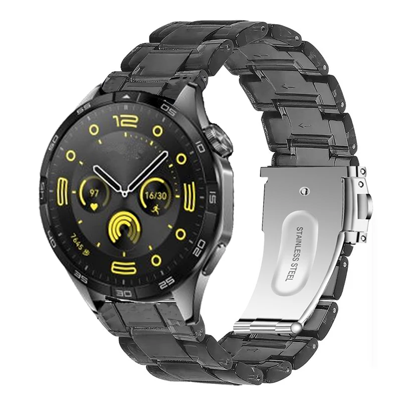 

Ремешок для HUAWEI Watch GT4 3 2 46 мм 42 мм, браслет из прозрачной смолы для Huawei Watch 4 Pro Band Huawei Watch GT3 Pro, 20/22 мм