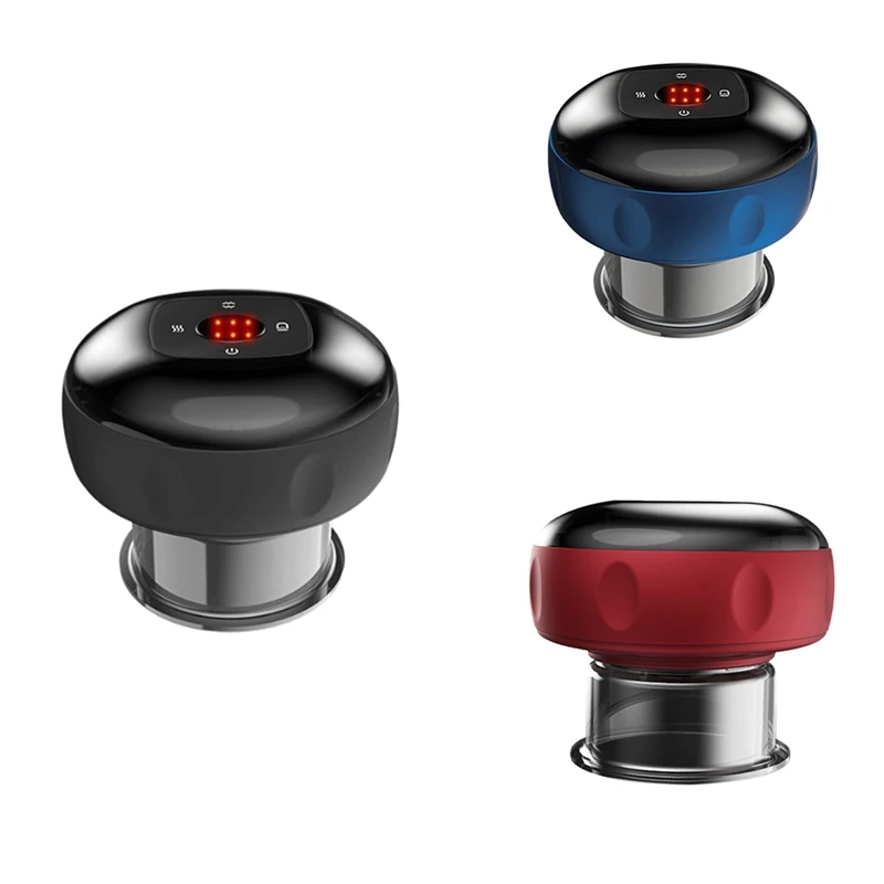 

Electric Cupping Massage Device Has The Function Of Scraping Heat, Which Is Suitable For Arms, Back Waist, Blue