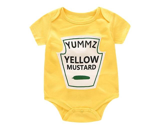 Baby Boys Girls Clothes Summer Baby Bodysuit Short Sleeved Letter Baby Bodysuits One Pieces Cute Babies Twins Clothes #Y 4