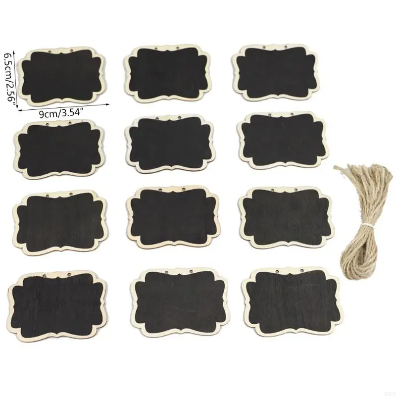 R6FF Mini Wooden Blackboards Chalkboard Craft Wedding Party Pastry Shop Choice