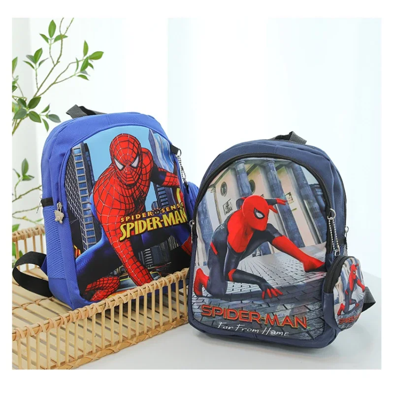 MINISO Disney Spider Man 2025 Fashion School Book Bag Cute Personalized Super Heroes Cartoon Print Backpack for Boys Best Gift 2