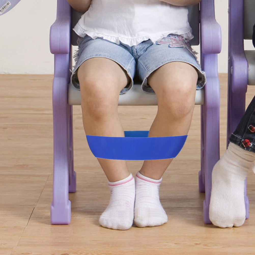 5pcs Chair For Kids Desk Foot Band Exercise Loop Band Multi-Color Resistance Leg Tension Bands Bouncy Bands For Office Home Gym