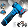 18V 76mm Mini  Angle Grinder Cordless Polishing Machine Diamond Cutting with Accessories Rechargeable Lithium Battery Power Tool 1