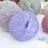 250g Large Bag of Shiny Wool and Mohair Yarn with Colorful Glitter, DIY Materials for Hand-Knitted Gifts, Knitted Autumn and Winter Women's Fashion Sweaters, Scarves, Hats, Shawls, Scarves, Scarves, 10 Gauze Balls Per Bag 3