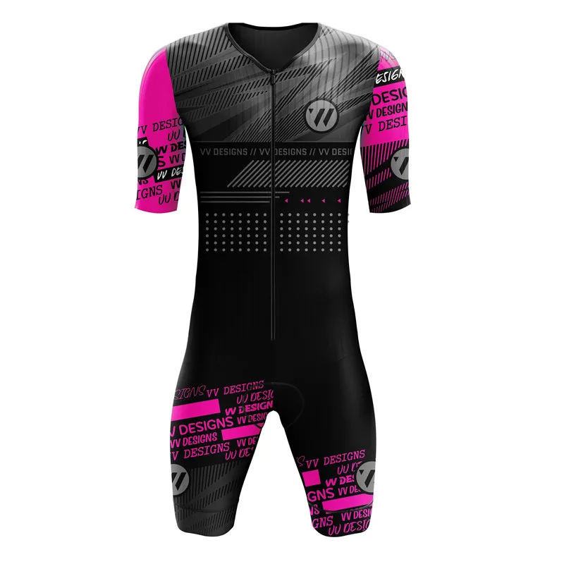 Фото Vvsports Велоспорт Trisuit комплекты для триатлона Летняя мужская велосипедная одежда Roupa De Ciclsimo Roadbike плавание бег велосипед Skinsuitnew №3