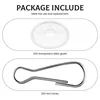 30Pcs Self-Adhesive Ceiling Hooks Strong Sticky Ceiling Transparent Small Discs For Christams Wedding Birthday Party Decorations 3