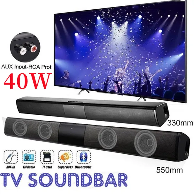 40W TV 사운드 바로 홈 시네마를 즐기세요!
