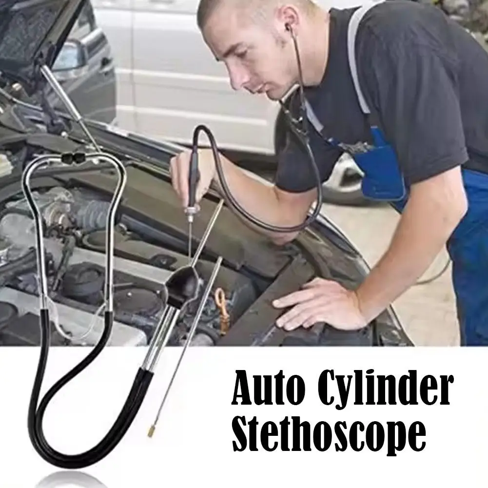 Cylinder Stethoscope For Auto Mechanics Stethoscope Car Engine Block Diagnostic Tools Hearing Car Repair Tools Car Accessor E9S0