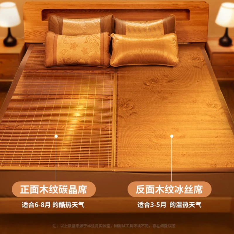 

Home mat bamboo mat summer straw mat ice silk mat rattan mat summer student dormitory single double bed