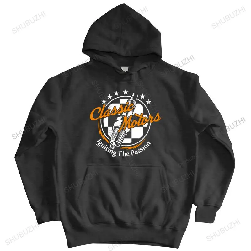 

fashion cotton hoodie men sweatshirt zipper coat hot sale Classic Car Biker Hot rod Cafe Racer Hill Funny printing hooded jacket