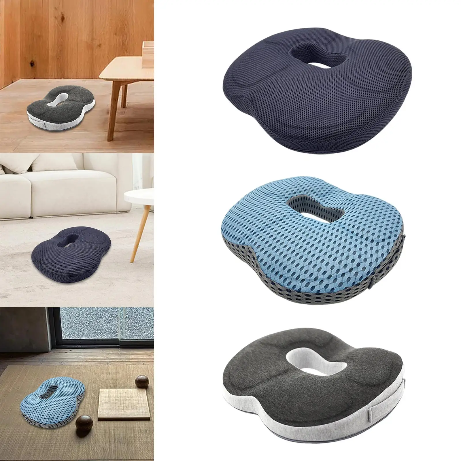 Sitting Donut Cushion Tailbone Cushion Portable Non Slip for Home Travel Car