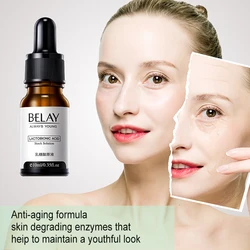 Lactobionic Acid Shrink Pores Serum Korean Cosmetics Fade Fine Lines Anti-Aging Face Care Whiten Moisturizing Skin Care Products