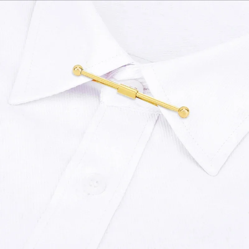 Men Metal Copper Collar Clip Shirt High-grade Non-injury Clothing Women Prevent Exposure Buckle Neckwear Clips Gifts Accessories