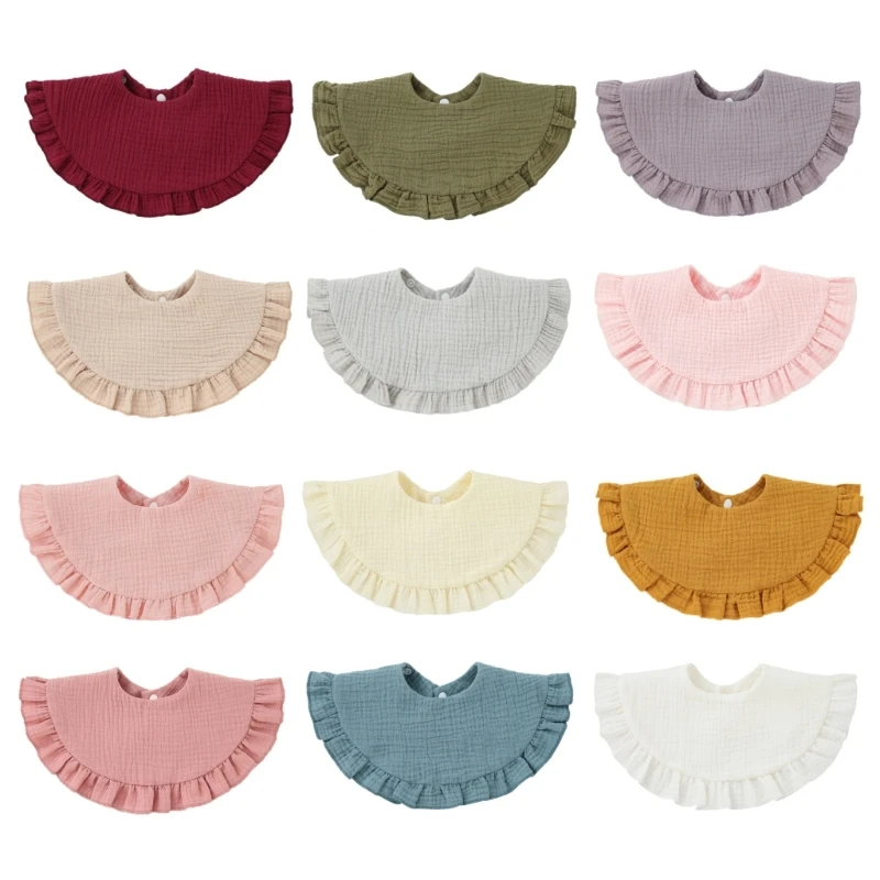 

Soft Cotton Bibs 360 Degree Feeding Bib Neck Scarf for Babies Boy Bib Girl Bibs Dropship