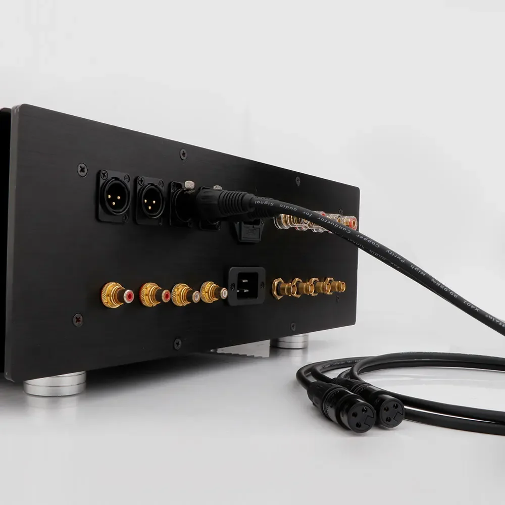 Preffair XLR-Kabel 6N OFC XLR-Audiokabel Vergoldungsstecker für Mikrofonmischer Verstärker Lautsprecher TV – Detail 9