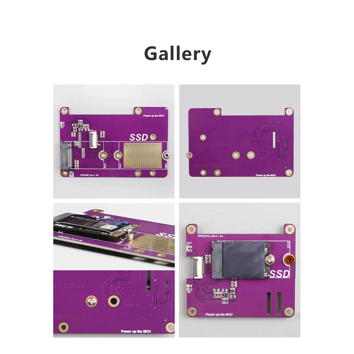 

PCIE M.2 NVME 2280 2230 2242 Gen3 SSD HAT Expansion Board for Raspberry Pi 5