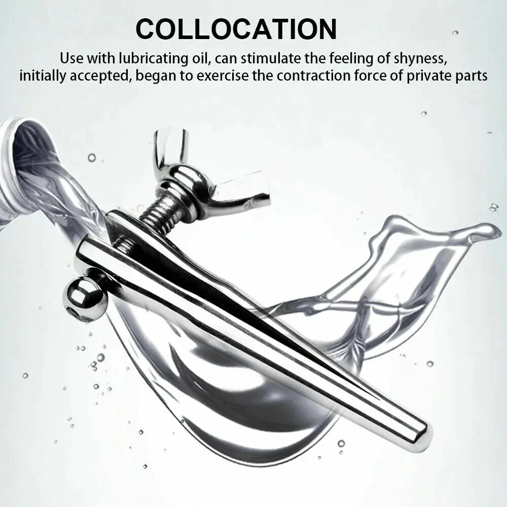 Penis Sex Toys Adjustable Size Urethral Dilator Slave BDSM Penis Plug Insert Sounding Rods Urethra Plug Sex Toys Men Masturbation Goods