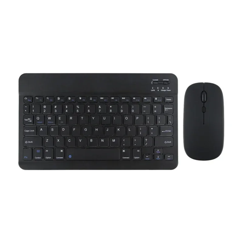 Mini Bluetooth Wireless Keyboard and Mouse Set 10 Inch Rechargeable English Keypad Mice For Tablet ipad Pro 12 9 Air 4 S6 Lite