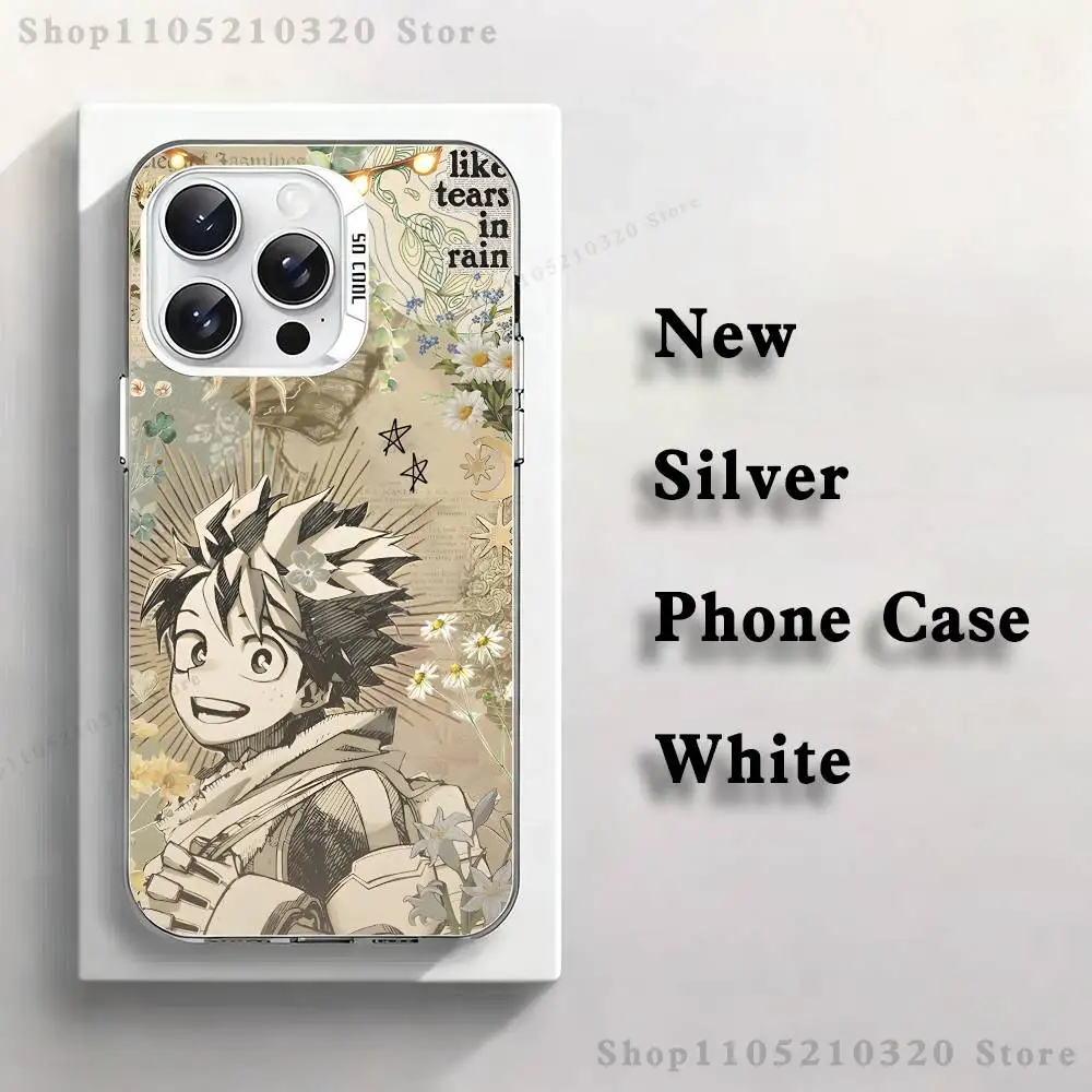 Premium White Matte IMD My H-Hero Academia D-Deku Phone Case