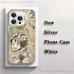 Premium White Matte IMD My H - Hero Academia D - Deku Phone Case - iPhone 14 (Z1)
