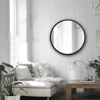 Makeup Mirror Round Cosmetic Mirror with Night Lamp Bedroom LED Night Light Makeup Supplies, Moon, 25cm 1