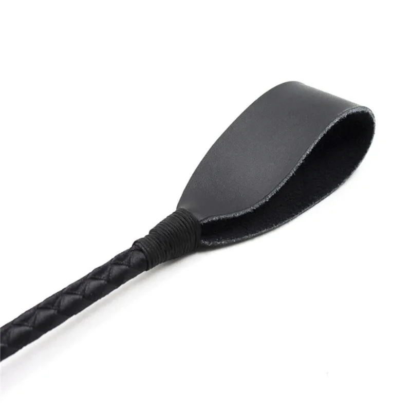 Whip BDSM Bondage Leather Riding Crop Horse Whip Pony Spanking Knout Slave Fetish Flogger Adult Sex Toys For Couples Women Men