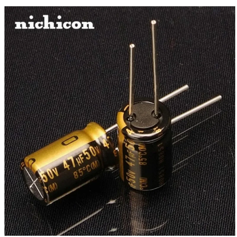 10 stücke Neue Nichicon MUSE KZ Serie 25V 50V 100V 10UF 22UF 33UF 47UF 100UF 220UF 470UF 1000UF Hallo-fi Audio Kondensator Kupfer Füße – Detail 4