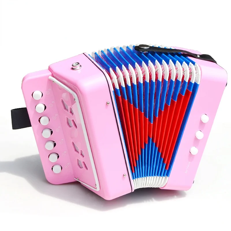 Childrens Small Accordion Musical Instrument Beginner Mini Hand Piano  Accordion Gift Acordeon Enfant Keyboard Instruments EB5SFQ