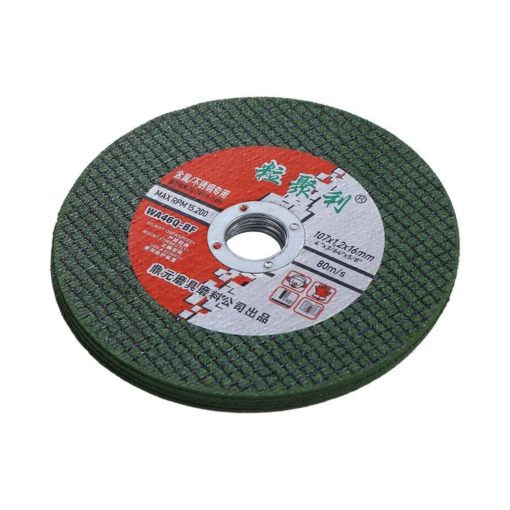 5Pcs 4Inch Metal Cutting Disc Resin Fast Cut Off Wheel Discs Grinding Circular Polishing Saw Blade Angle Grinder