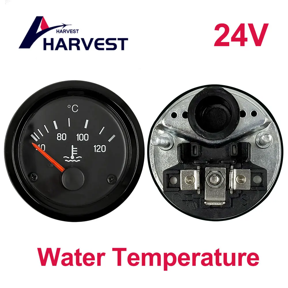 수온계, 오일온도계, 오일압력계, 전압계, 연료계, 시간계 52MM 12/24V 디젤 자동차, 디젤 발전기 세트용