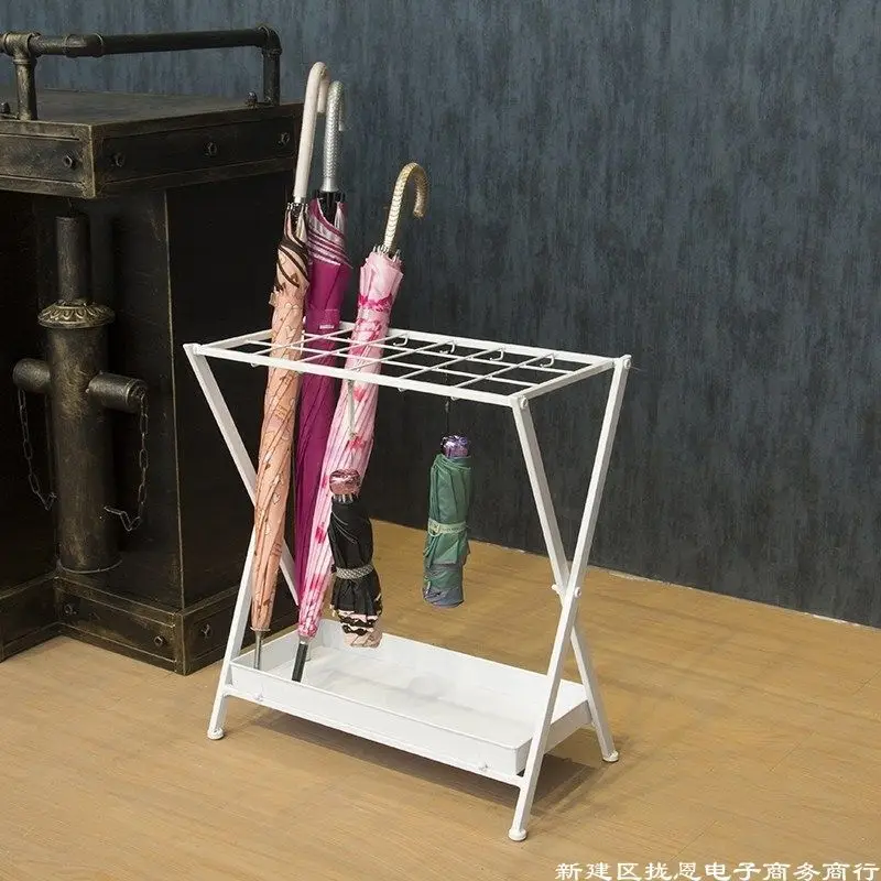 

Стойка для зонтиков, складная вешалка для зонтиков в вестибюле отеля, легко собирать