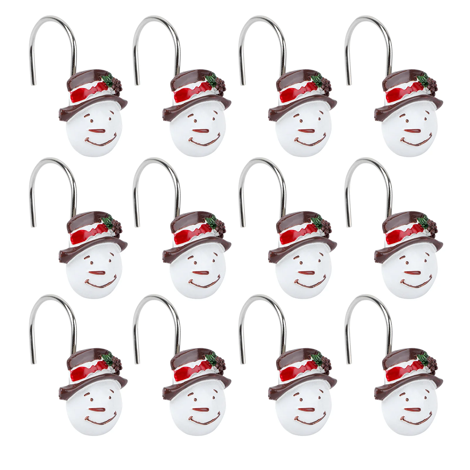 

Santa Claus Curtain Hook Snowman Shower Curtain Hook Curtain Sliding Hooks Xmas Curtain Hook DraperyCurtain Hooks