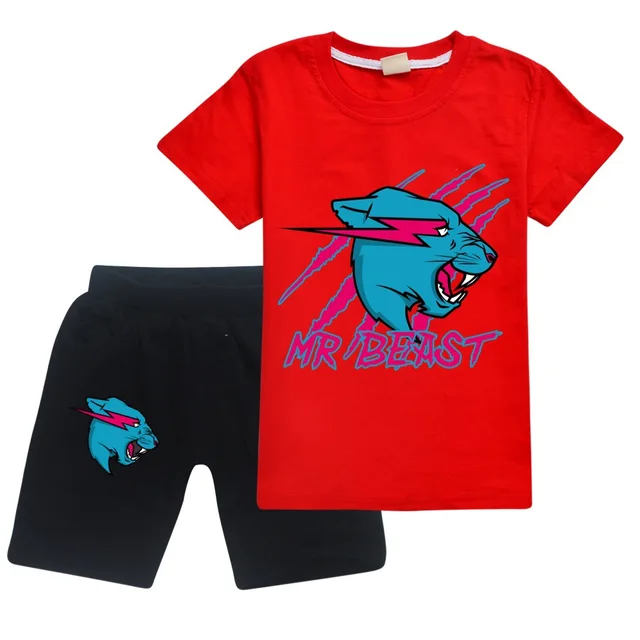 Mr Beast Lab Mr-Beast Kids Sweatshirt Trouser Set,Boys And Girls