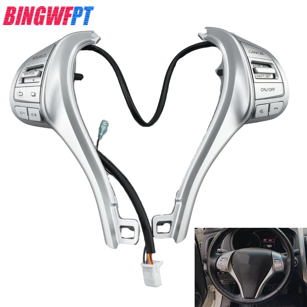

25550-4BG3A Steering Wheel Audio Control Switch For Nissan X-trail 2013-16 For Nissan Qashqai 16-17 Cruise Control Switch Button