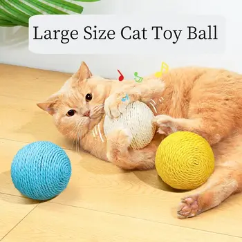 Handmade Interactive Cat Scratch Ball 1